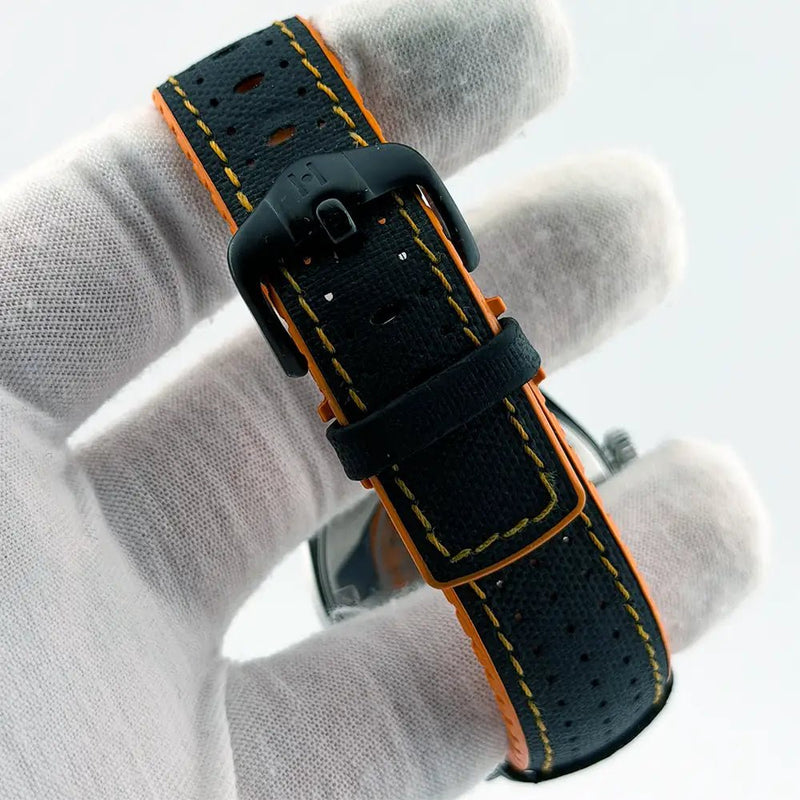 Squale 1545 30 ATMOS Black Ceramic 40mm Swiss Automatic Diver Full Kit + Bracelet - CalderoneWatchCo