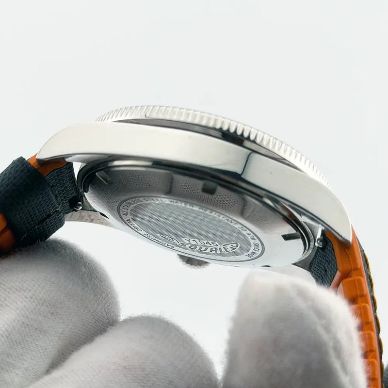 Squale 1545 30 ATMOS Black Ceramic 40mm Swiss Automatic Diver Full Kit + Bracelet - CalderoneWatchCo