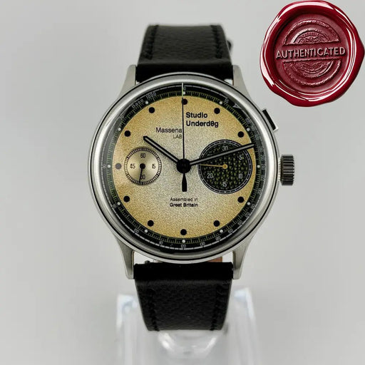 Studio Underdog Champagne & Caviar Massena LAB 38mm - CalderoneWatchCo